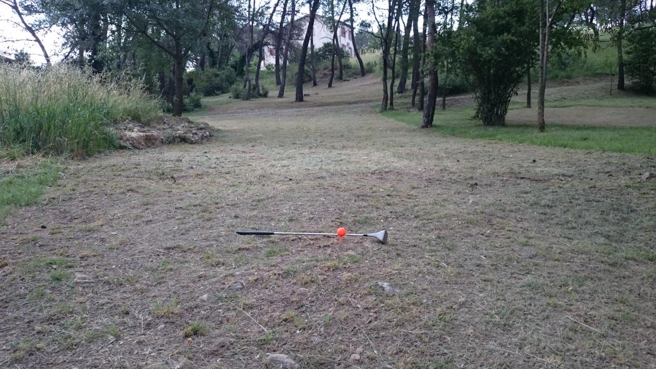 Le Départ 2 du Swin Golf ou du Foot Golf